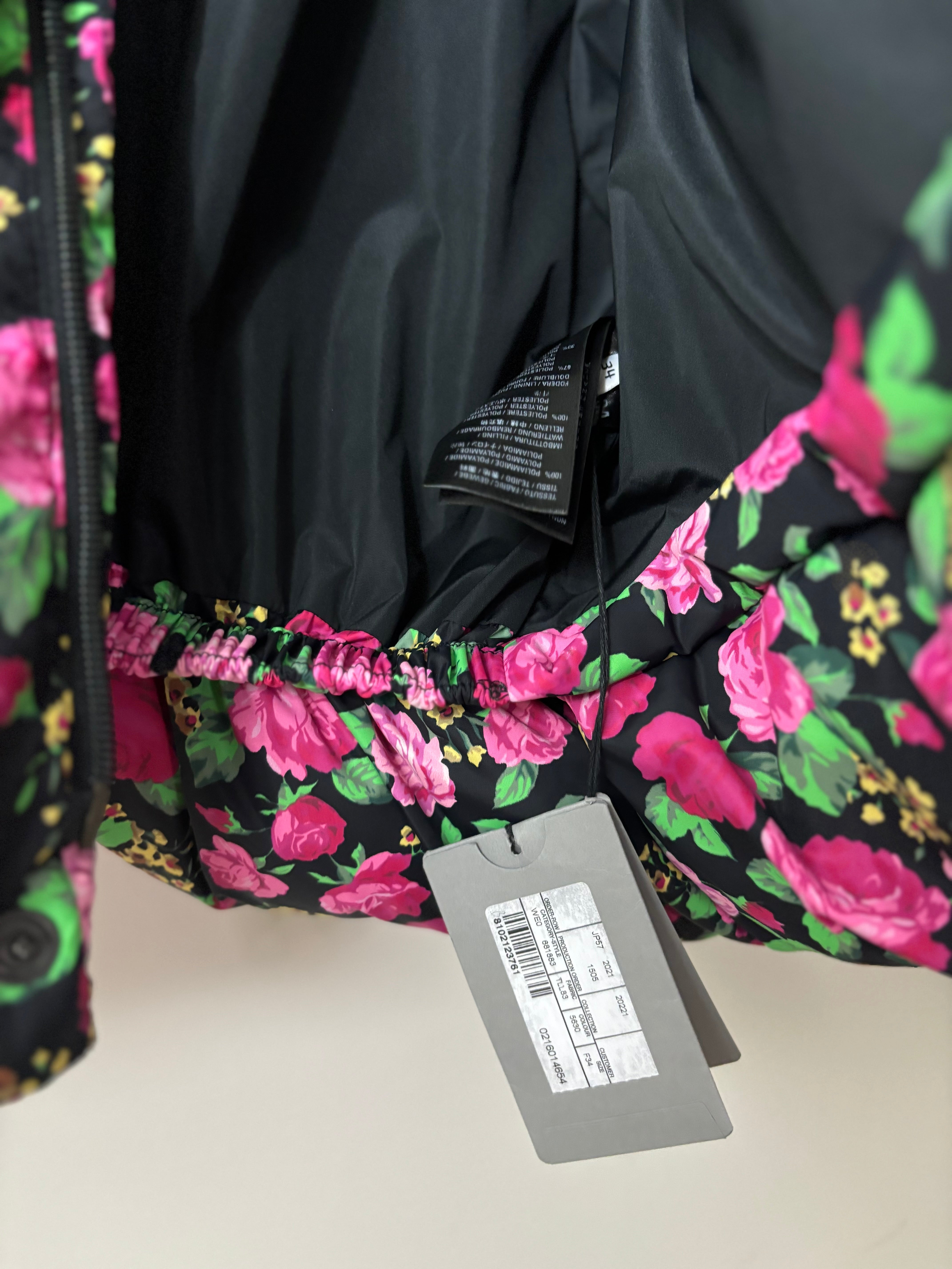 Balenciaga Oversized floral Puffer