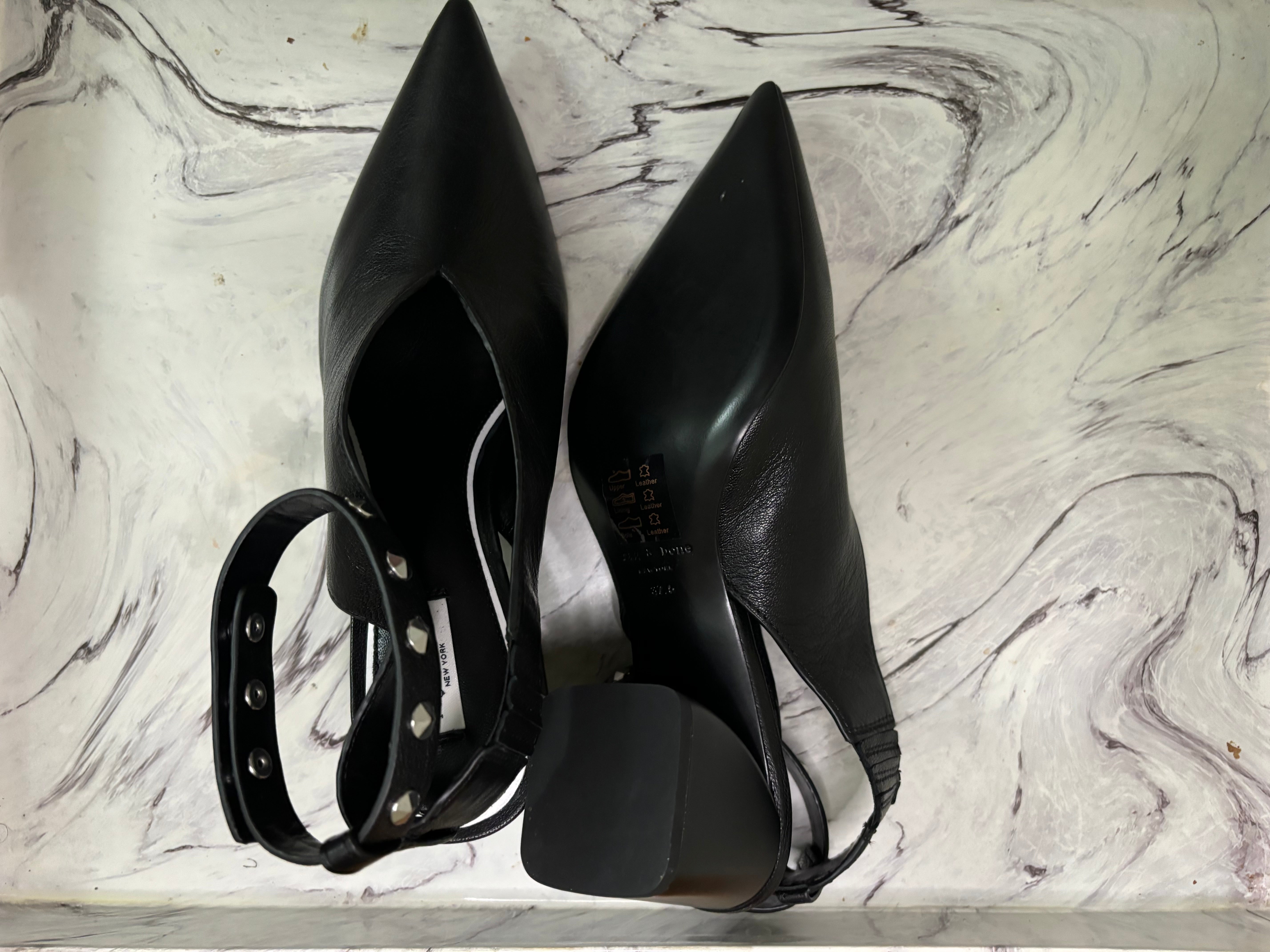 RAG & BONE
Black Victory Slingback Heels