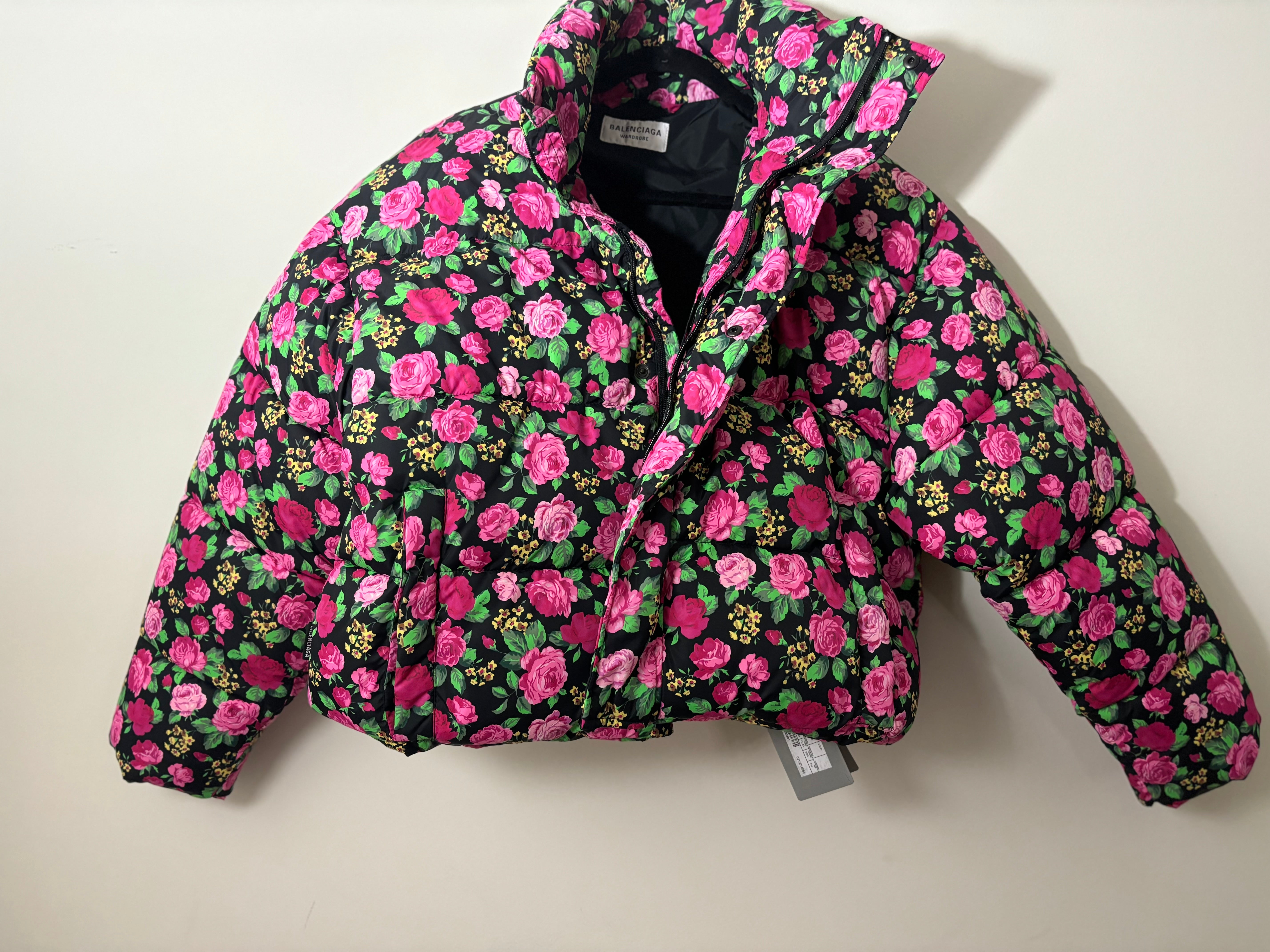 Balenciaga Oversized floral Puffer