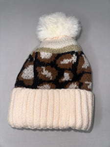 Cheetah Gold Beenie