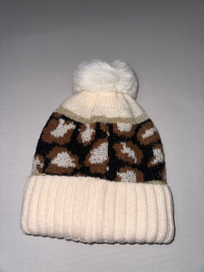 Cheetah Gold Beenie